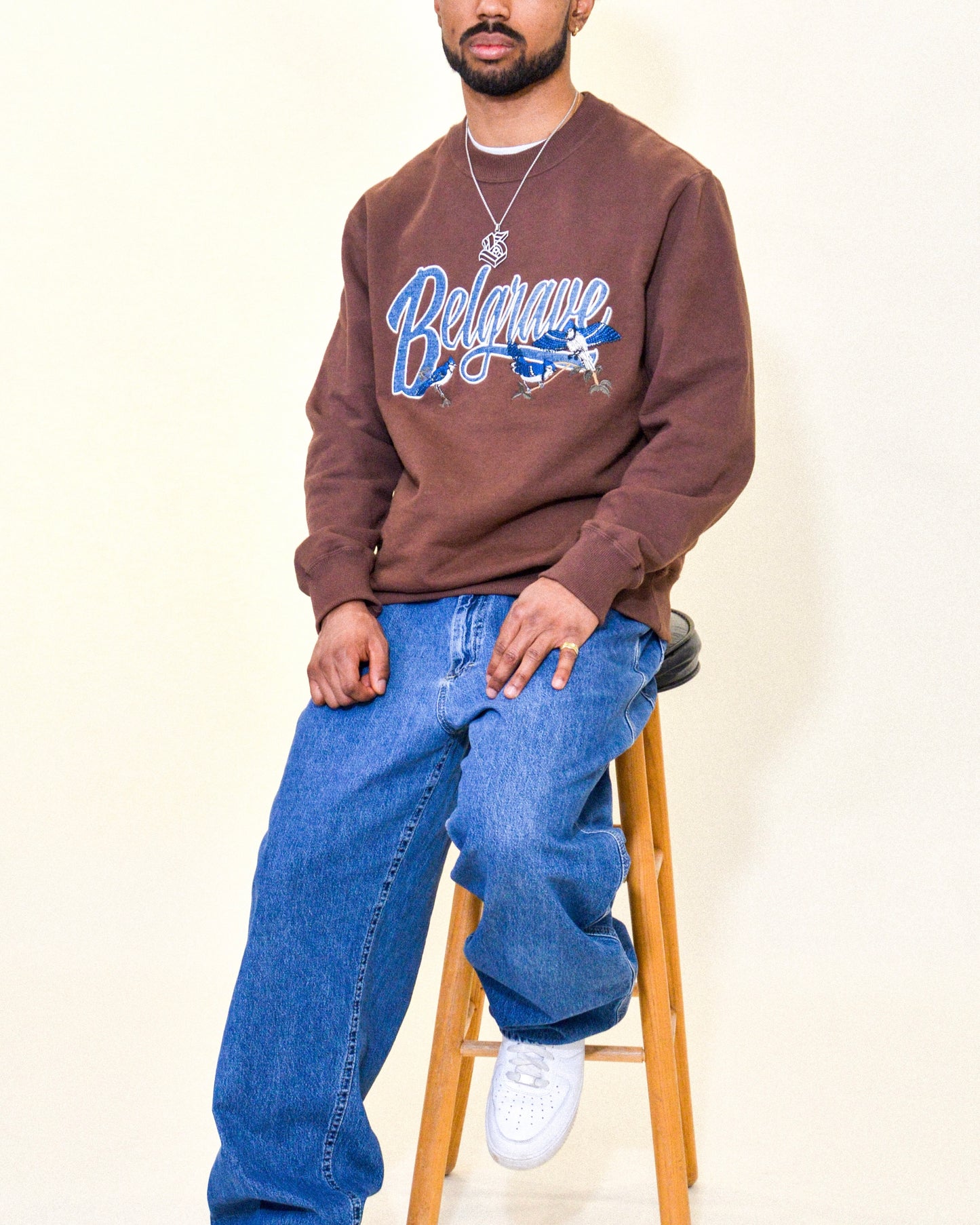 1 of 1 Denim Jays Crewmeck