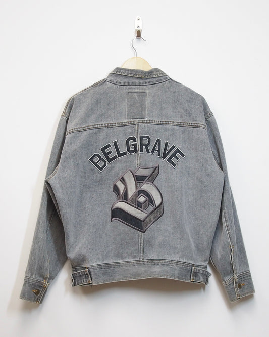 90s appliqué Jean Jacket